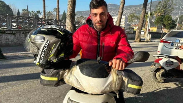 Milas'ta kuryeler, sürücüleri duyarlı olmaya davet etti