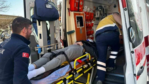 Milas'taki kazada motosiklet sürücüsü yaralandı