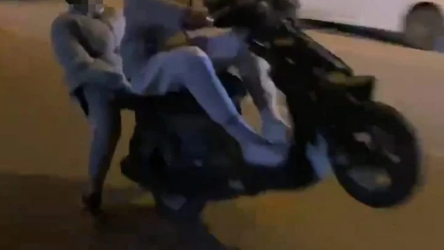 Motosiklet sürücüsünün ölümle imtihanı