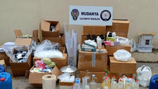 Mudanya'da 1 milyon lira değerinde elektronik sigara likidi ele geçirildi