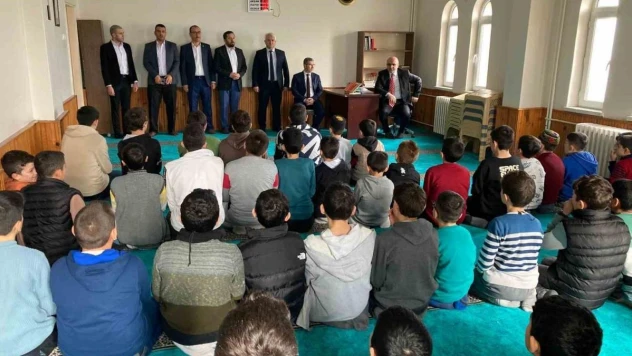 Müftü İmamoğlu hafız adayları ile sohbette buluştu