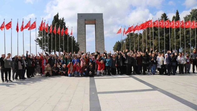 Muğlalı kadınlar Çanakkale şehitleri topraklarında