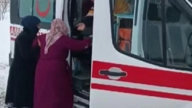Muradiye'de hasta kurtarma operasyonu