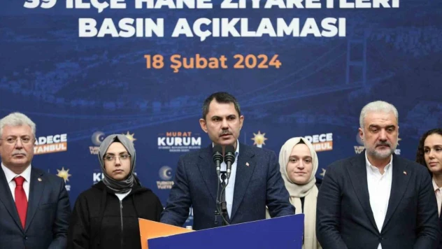 Murat Kurum: 'Mevcut İBB yönetiminin milletimize sunacakları bir projeleri yok'