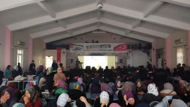 Niğde'de Filistin'e destek programı düzenlendi