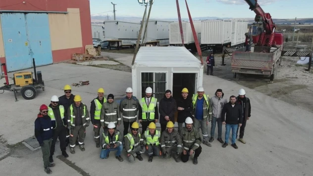 OEDAŞ afetlerde çalışmalarını sürdürmek için yaşam konteynerleri aldı