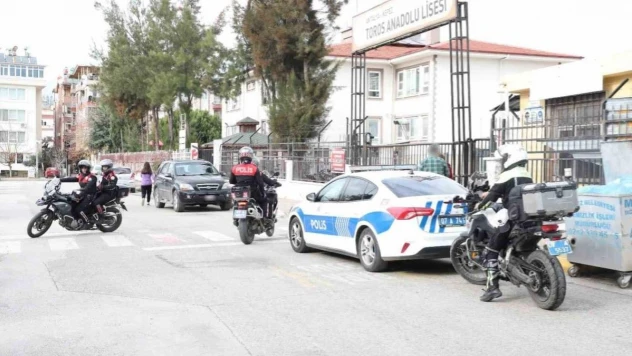 Okul çevreleri ve servisler denetlendi