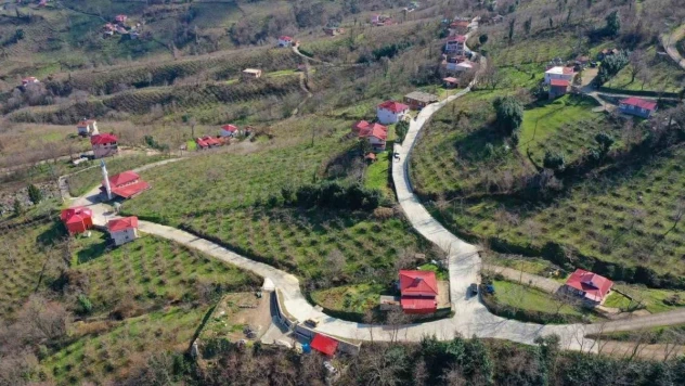Ordu'da beton yol ağı genişliyor