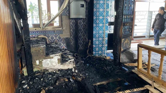 Ordu'da camide yangın