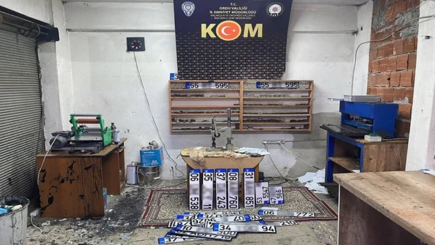 Ordu'da emniyetten APP plaka operasyonu: 3 tutuklu