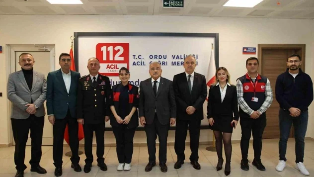 Ordu'da görevi başındaki personellerin yeni yılı kutlandı