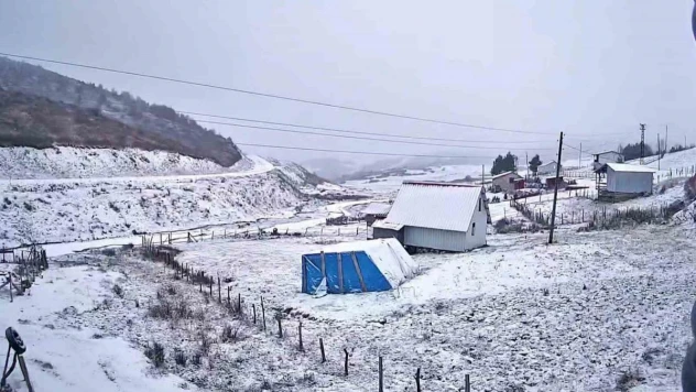 Ordu'da yaylalar beyaza büründü