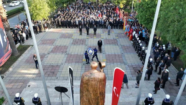 Ortaca'da 10 Kasım Atatürk'ü anma töreni