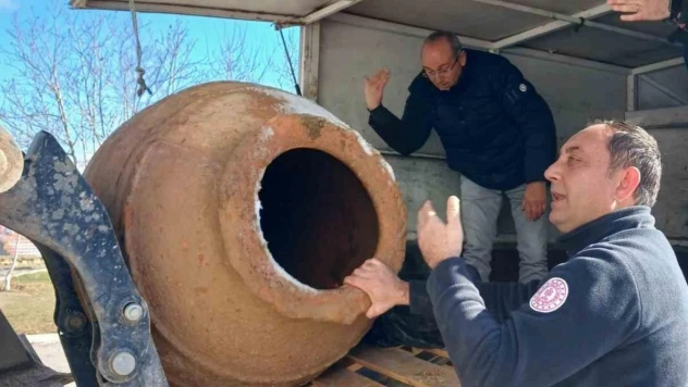 Ortaköy'de Roma dönemine ait küp bulundu