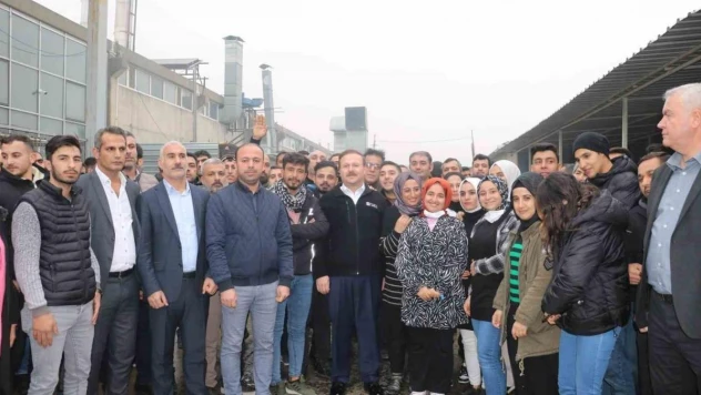 Öz İplik İş Sendikası Genel Başkanı Ay, Şanlıurfa'da tekstil işçileriyle bir araya geldi