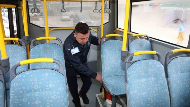 Özel halk otobüsleri denetlendi