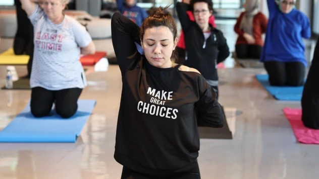 Pancar Deposu'nda yoga buluşmaları başladı