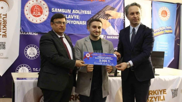 Parmaklar yarıştı, kazananlar ödüllerini aldı