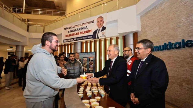 PAÜ öğrencilerine final haftasında çorba ikramı