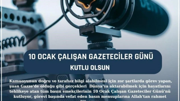 Rektör Savaş, 10 Ocak Çalışan Gazeteciler Günü mesajı yayınladı