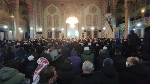 Reşadiye Camii'nde yeni yılın ilk sabah namazı buluşması