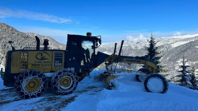 Rize'de 64 köy yolu ulaşıma kapandı