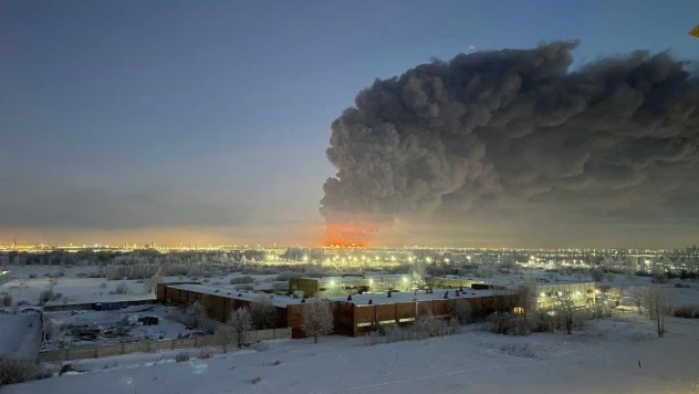 Rusya'da depoda çıkan yangın 50 bin metrekarelik alana yayıldı