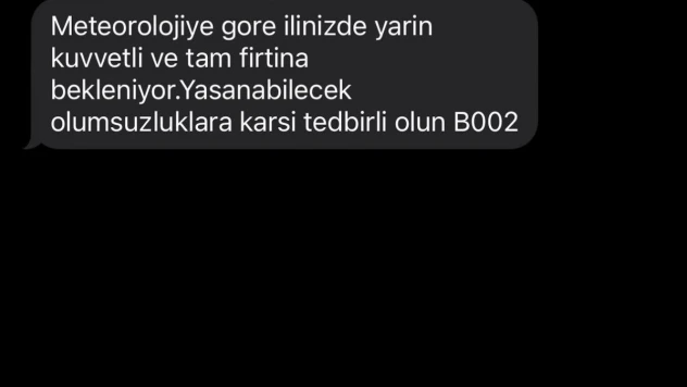 Saatte 100 kilometre hızla esecek AFAD ve Valilik uyardı