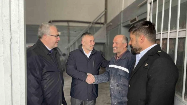 Sabah saatlerinde sanayi esnafına destek