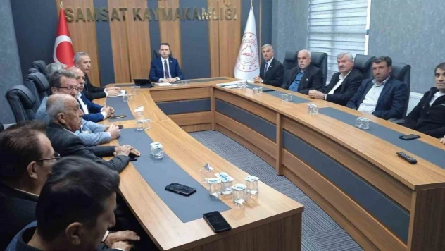 Samsat'ta birlik toplantısı yapıldı