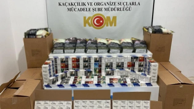 Samsun'da 50 bin adet makaron ve 100 kilo sahte bandrollü tütün ele geçirildi