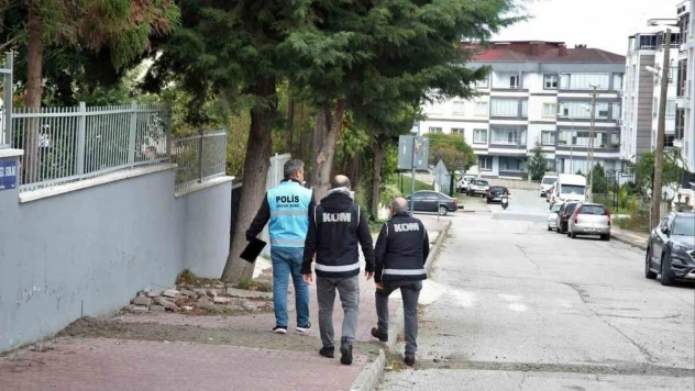 Samsun'da asayiş uygulaması