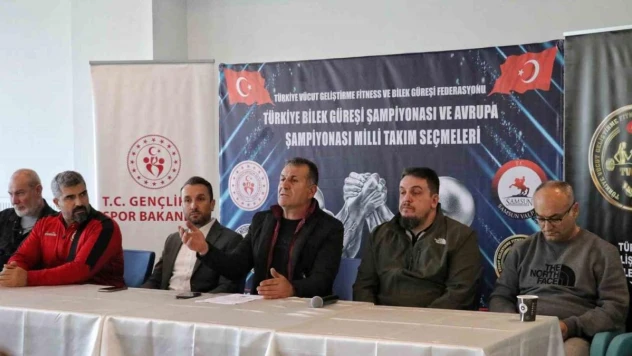 Samsun'da bilek güreşi heyecanı