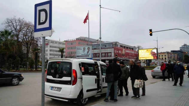 Samsun'da dolmuşların zam talebi