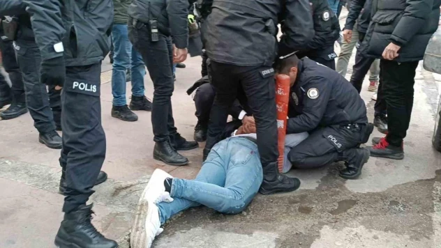 Samsun'da gergin anlar: 1 yaralı, 6 gözaltı