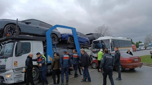 Samsun'da jandarma bölgesinde ocak ayı kaza bilançosu: 51 yaralı