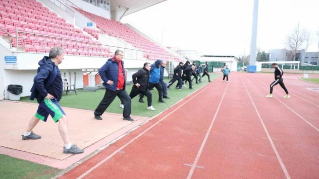 Samsun'da protokol güne sporla başladı