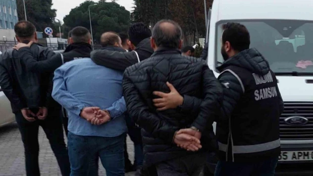 Samsun'da suç örgütü operasyonunda 5 tutuklama, 1 ev hapsi