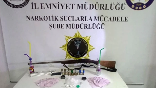Samsun'da uyuşturucu operasyonu: 1 gözaltı