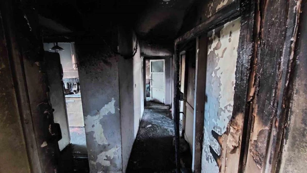 Samsun'da yangında 1 kişi hastanelik oldu