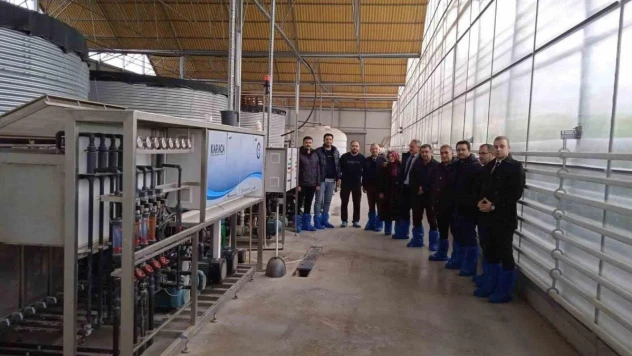 Sandıklı'da seralarda kullanılan su tekrar değerlendirilecek