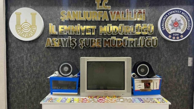 Şanlıurfa'da kumar operasyonu