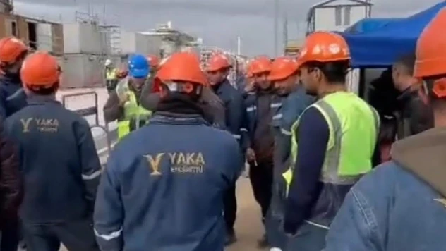 SASA işçilerinden düşük ücret eylemi