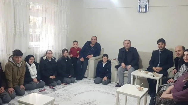 Şehit ailesine ziyaret