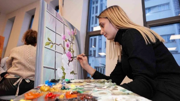 Şehitkamil'de yağlı boya resim kursuna yoğun ilgi