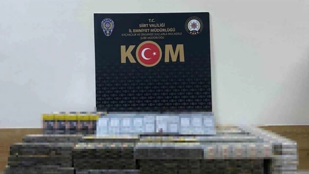 Siirt'te 2 bin 70 adet kaçak sigara ele geçirildi: 5 gözaltı