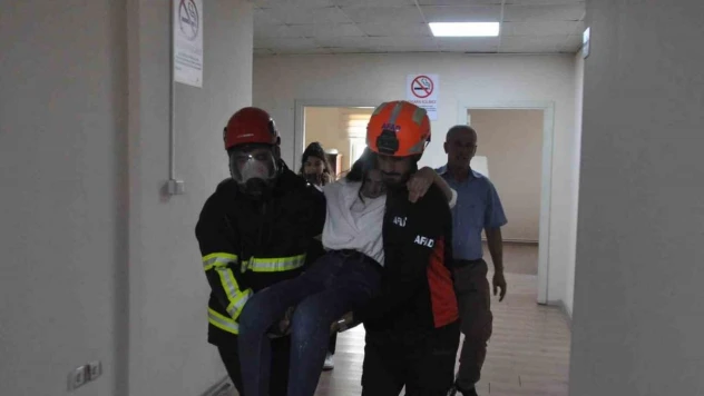 Şırnak PTT Baş Müdürlüğünde deprem, yangın ve hırsızlık tatbikatı gerçekleştirildi