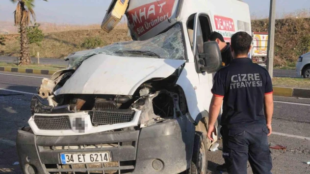 Şırnak'ta 1 kişinin öldüğü tır kazası güvenlik kamerasına yansıdı