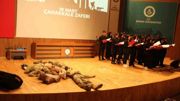 Şırnak'ta Çanakkale Zaferi'nin 109. yılı kutlandı