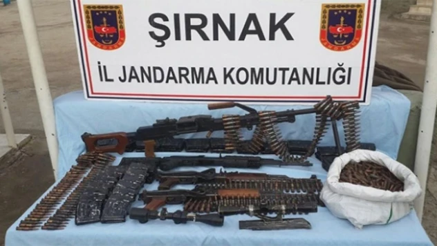 Şırnak'ta son 6 aylık asayiş olaylarında 114 adet tabanca ve çok sayıda malzeme ele geçirildi